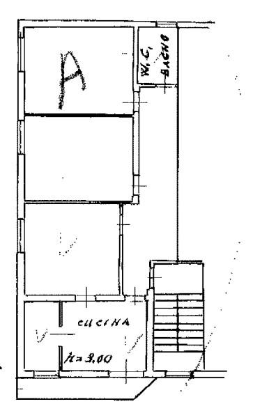 planimetria APPARTAMENTO CON ACCESSORI ALL'ASTA IN VIA G.CARDUCCI, GARLASCO (PV) - 1