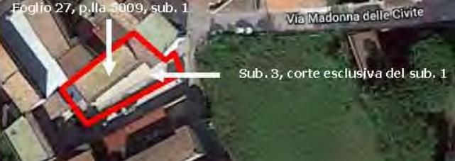 planimetria CASA DA RISTRUTTURARE ALL'ASTA IN VIA MADONNA DELLE CIVITE, CASTEL VOLTURNO (CE) - 1