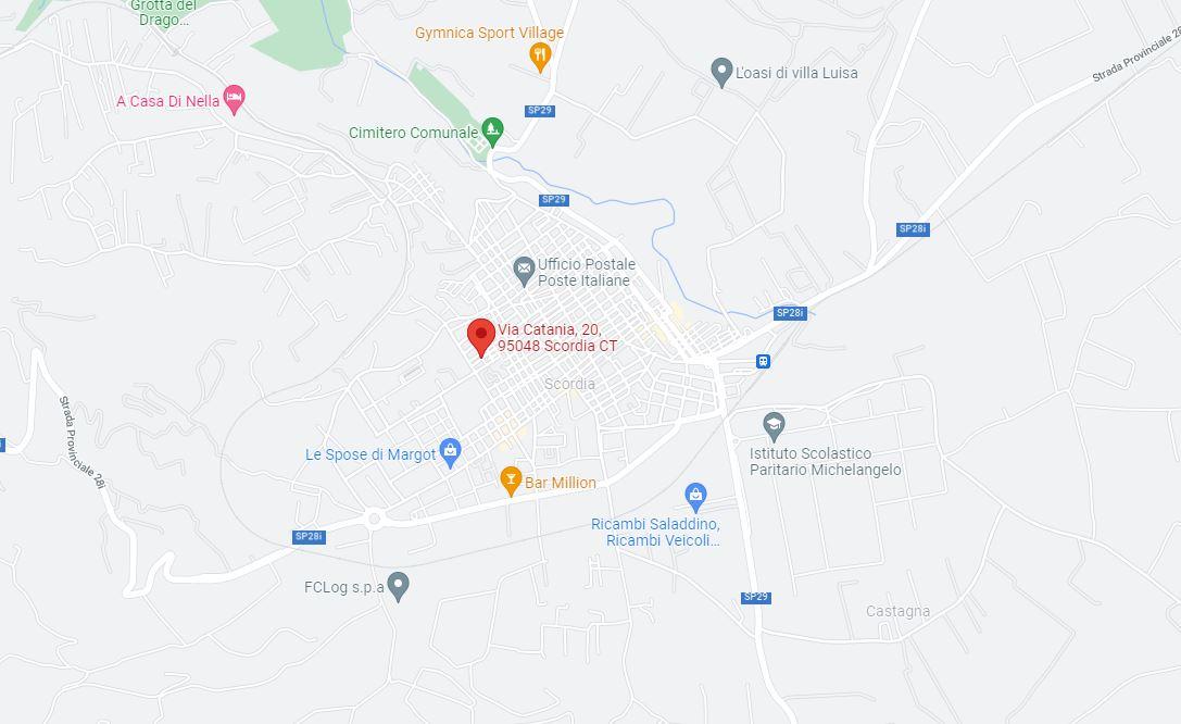 planimetria BILOCALE CON ACCESSORI ALL'ASTA IN VIA CARIGNANO, SCORDIA (CT) - 1