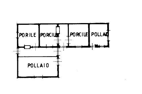 planimetria CASALE RISTRUTTURATO CON GIARDINO ALL'ASTA IN VIA DEL QUADRATO, SAVERNA, RAVENNA (RA) - 1