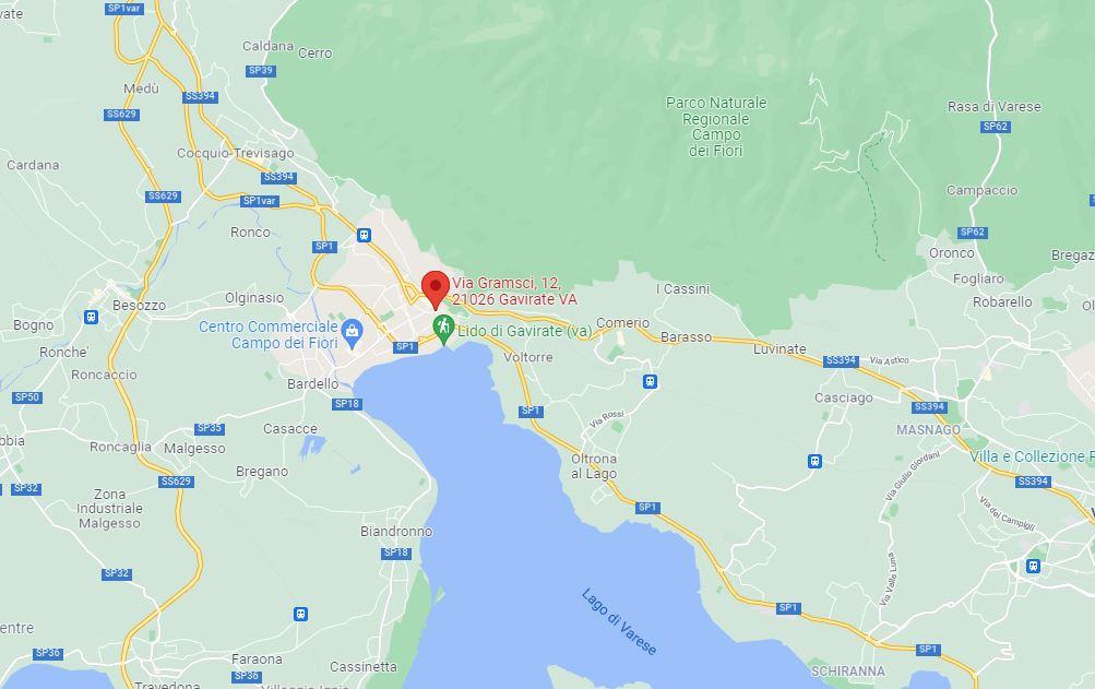 planimetria BILOCALE CON ACCESSORI ALL'ASTA IN VIA GRAMSCI, GAVIRATE (VA) - 1