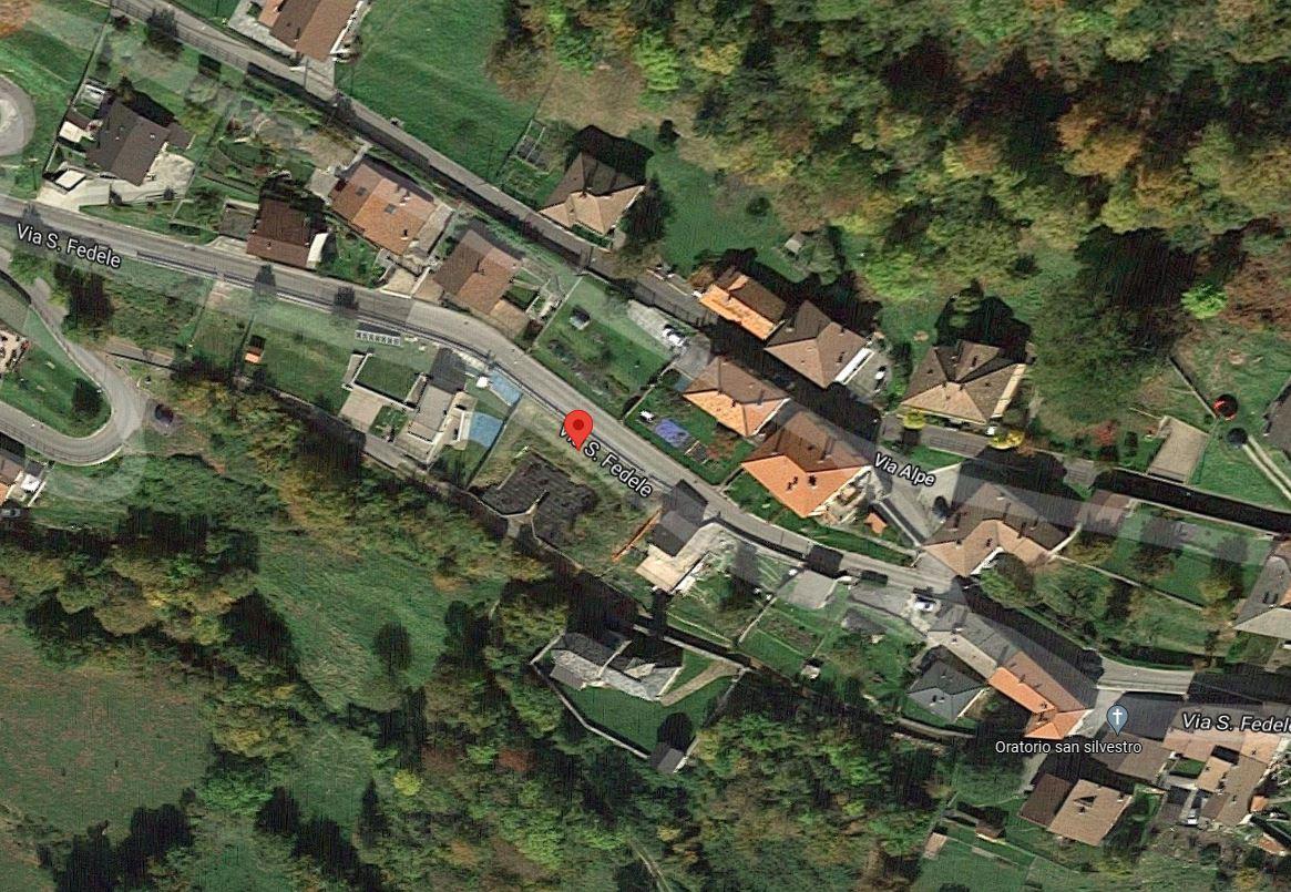 planimetria QUATTRO BOX INTERRATI DA ULTIMARE IN VIA SAN FEDELE, BLESSAGNO (CO) - 1