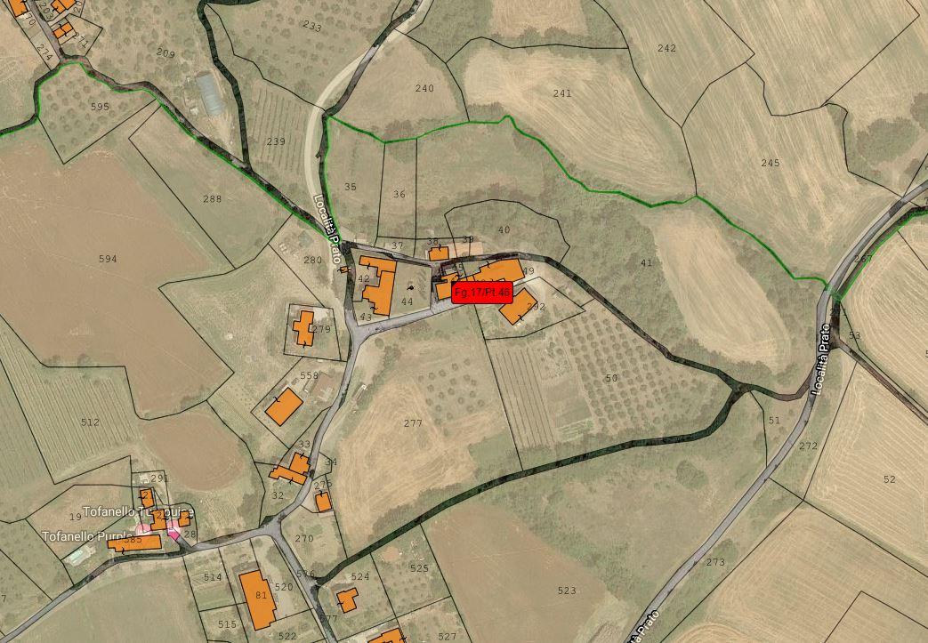 planimetria APPARTAMENTO CON BOX ALL'ASTA IN VIA CASE SPARSE NUOVE, MONTE SANTA MARIA TIBERINA-PG - 1