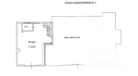 planimetria ABITAZIONE MULTIACCESSORIATA ALL'ASTA IN VIA DE GASPERI, AGUGLIANO (AN) - 1