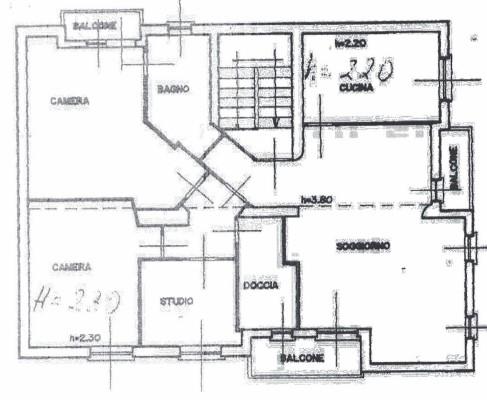 planimetria APPARTAMENTO CON ACCESSORI ALL'ASTA IN VIA SINGELLA, COSIO VALTELLINO (SO) - 1