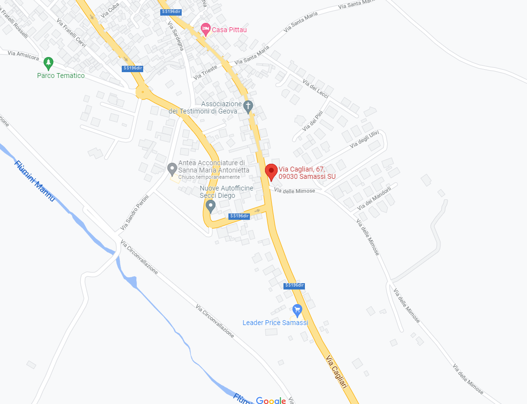planimetria VILLA MULTIACCESSORIATA ALL'ASTA IN VIA CAGLIARI, SAMASSI (SU) - 1