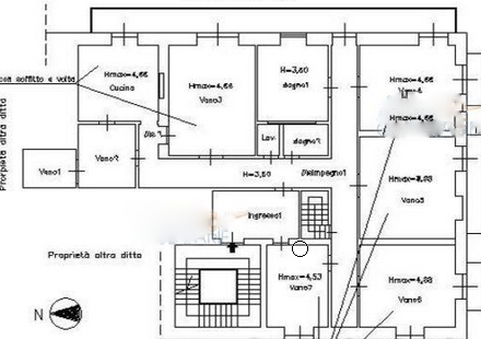 planimetria APPARTAMENTO CON ACCESSORI ALL'ASTA IN VIA DELLE TERME, ACIREALE (CT) - 1