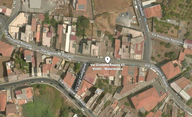 planimetria TRILOCALE ALL'ASTA IN VIA GIROLAMO ROSANO, MISTERBIANCO (CT) - 1
