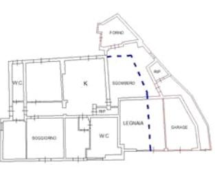 planimetria QUADRILOCALE CON LOCALE LEGNAIA ALL'ASTA IN CONTRADA PARATORE, PIAZZA ARMERINA (EN) - 1
