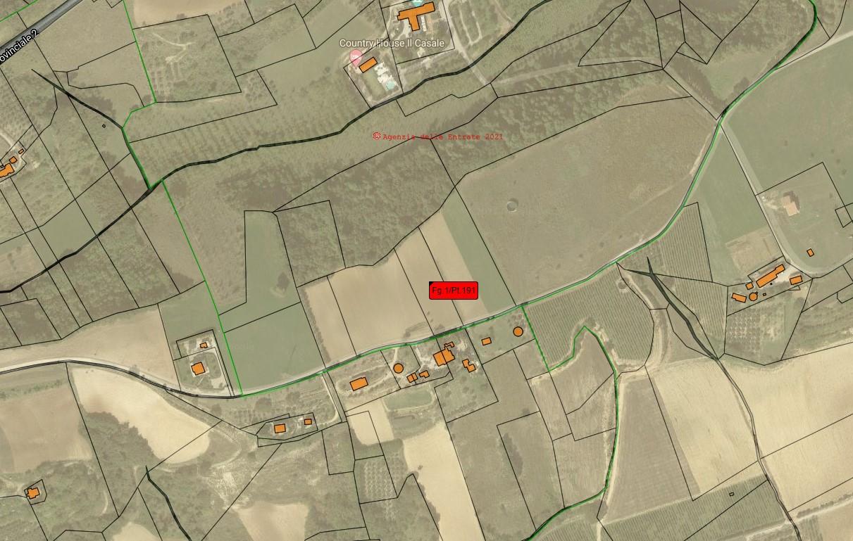 planimetria APPEZZAMENTO DI TERRENO SEMINATIVO ALL'ASTA IN CONTRADA LATROCELLA, ALTIDONA (FM) - 1