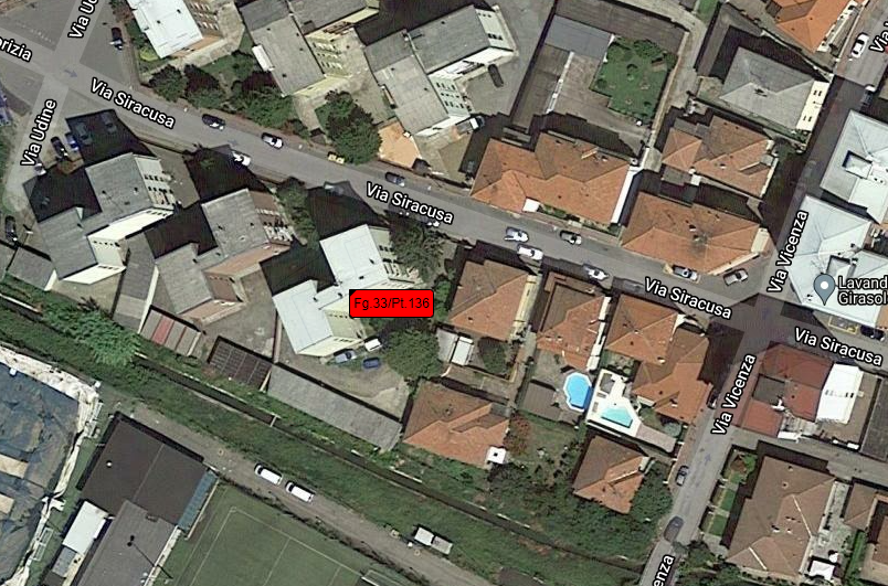planimetria TRILOCALE ALL'ASTA CON ACCESSORI E CANTINA IN VIA SIRACUSA, VERCELLI (VC) - 1