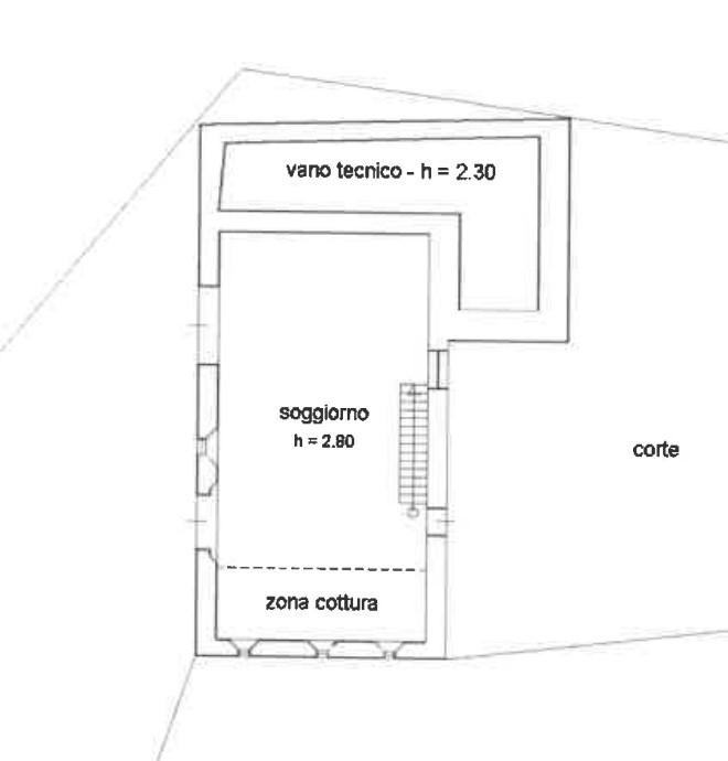 planimetria VILLA UNIFAMILIARE CON TERRENI ALL'ASTA IN VIA LODOLE, MONZUNO (BO) - 1