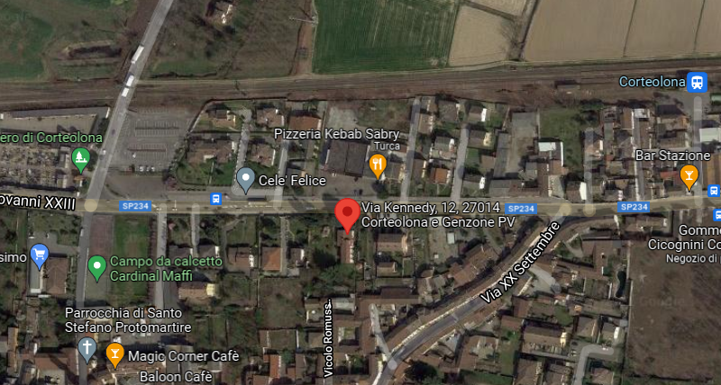 planimetria CASA A SCHIERA MULTIACCESSORIATA ALL'ASTA IN VIA KENNEDY, CORTEOLONA E GENZONE (PV) - 1