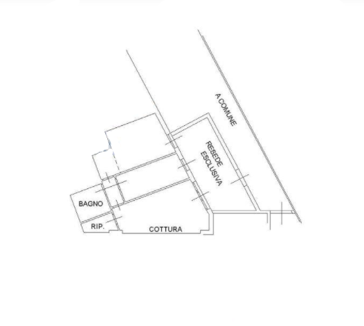 planimetria TRILOCALE ALL'ASTA IN VIA FRANCESCA, MONSUMMANO TERME (PT) - 1