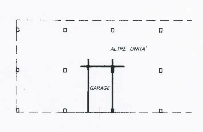 planimetria GARAGE DOPPIO CON POSTO AUTO ALL'ASTA IN VIA CROCE ROSSA, PADOVA (PD) - 1