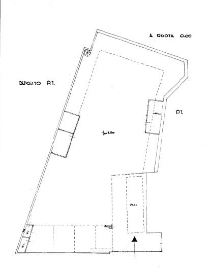 planimetria AMPIO LOCALE ARTIGIANALE ALL'ASTA IN VIA DEI GIARDINI, LAMEZIA TERME (CZ) - 1