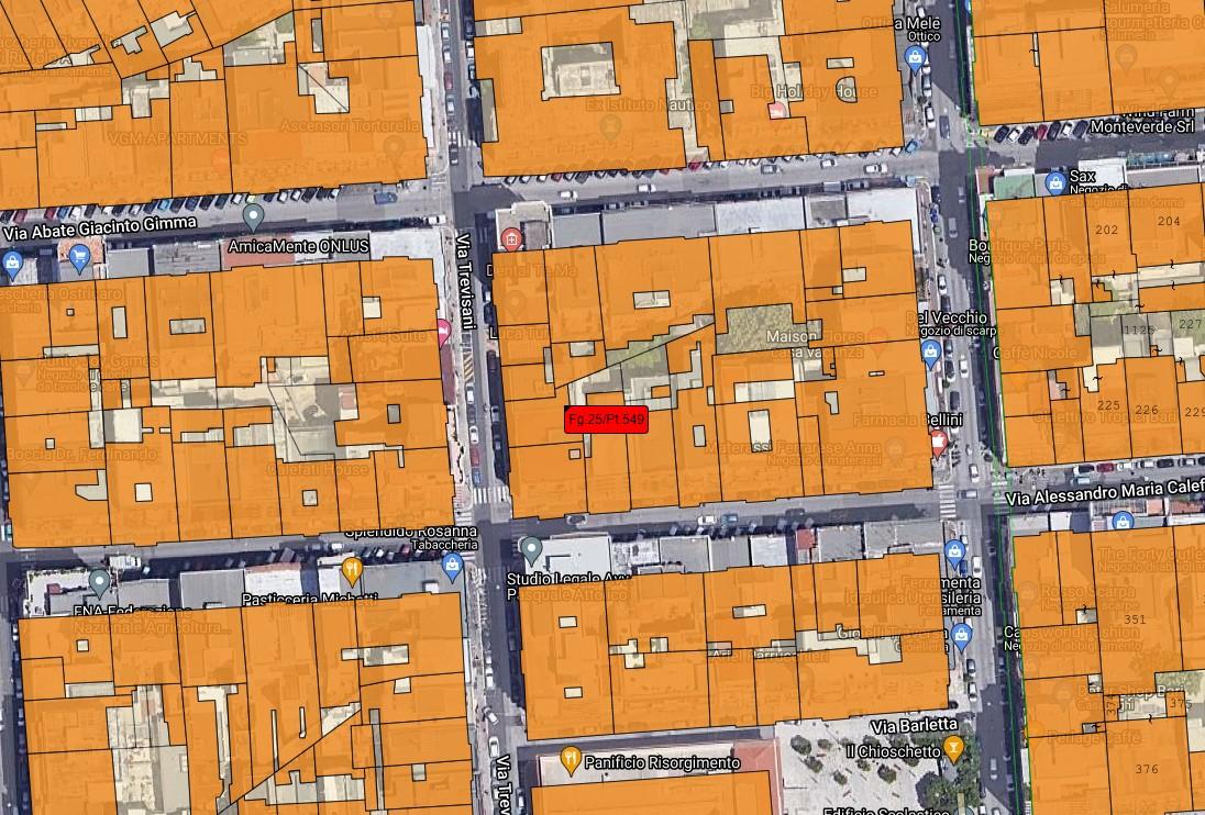 planimetria TRILOCALE ALL'ASTA IN VIA TREVISANI, BARI (BA) - 1