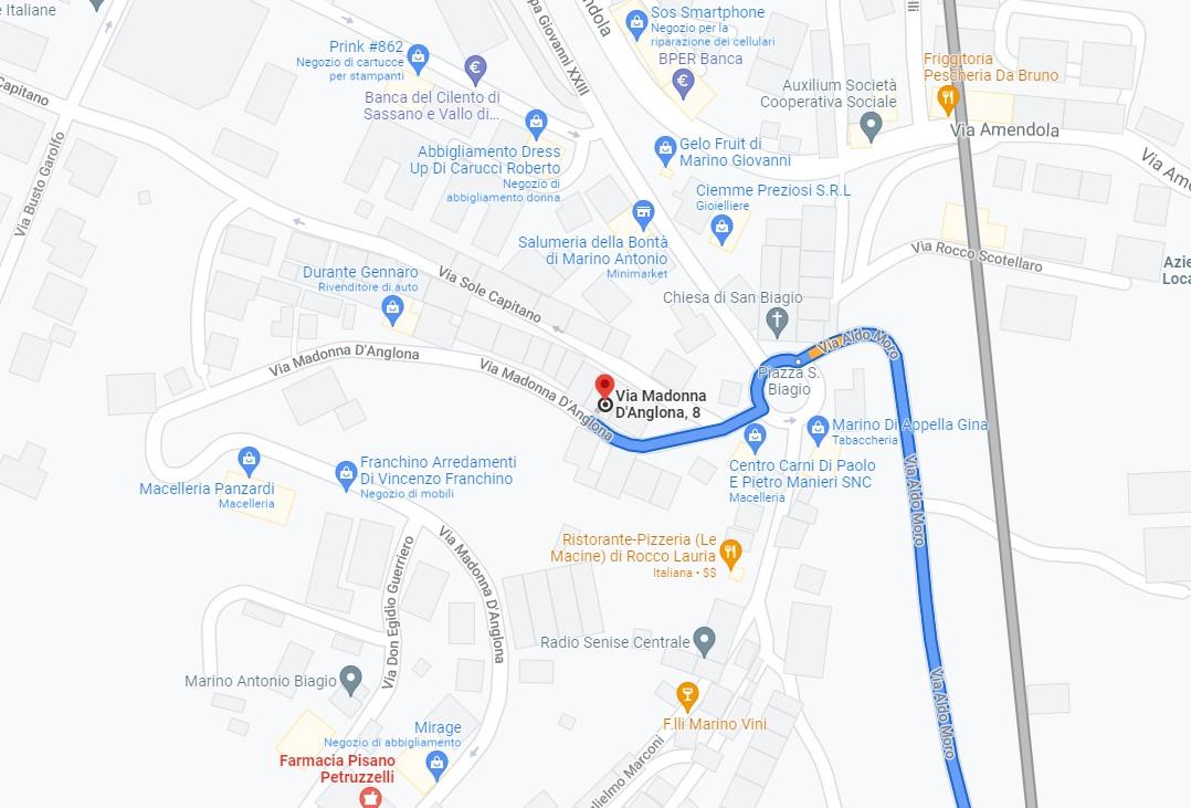 planimetria APPARTAMENTO TRILOCALE ALL'ASTA IN VIA MADONNA D'ANGLONA, SENISE (PZ) - 1