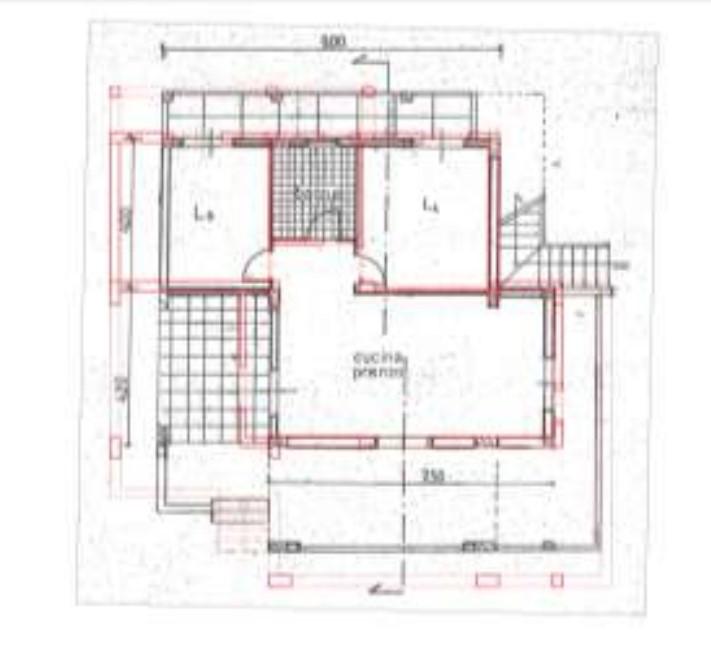 planimetria TRILOCALE CON CANTINA ALL'ASTA IN CONTRADA S. ONOFRIO, TRABIA (PA) - 1