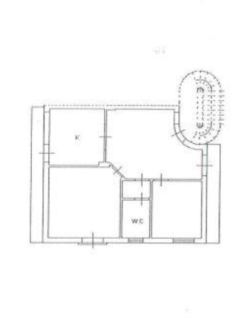 planimetria TRILOCALE CON GARAGE ALL'ASTA IN VIA ITALO SVEVO, MISTERBIANCO (CT) - 1