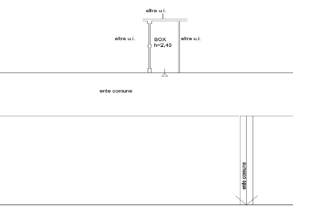 planimetria BOX SINGOLO ALL'ASTA IN VIA AURELIA, IMPERIA (IM) - 1