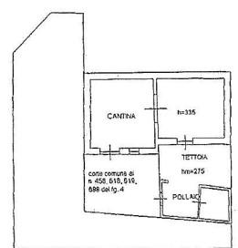 planimetria ABITAZIONE MULTIACCESSORIATA ALL'ASTA IN VIA CIRCONVALLO, MONTU' BECCARIA (PV) - 1