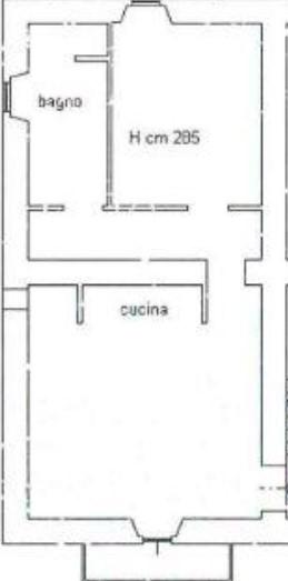 planimetria BILOCALE CON ACCESSORI ALL'ASTA IN VIA NAZIONALE, SANT'ANGELO ROMANO (RM) - 1