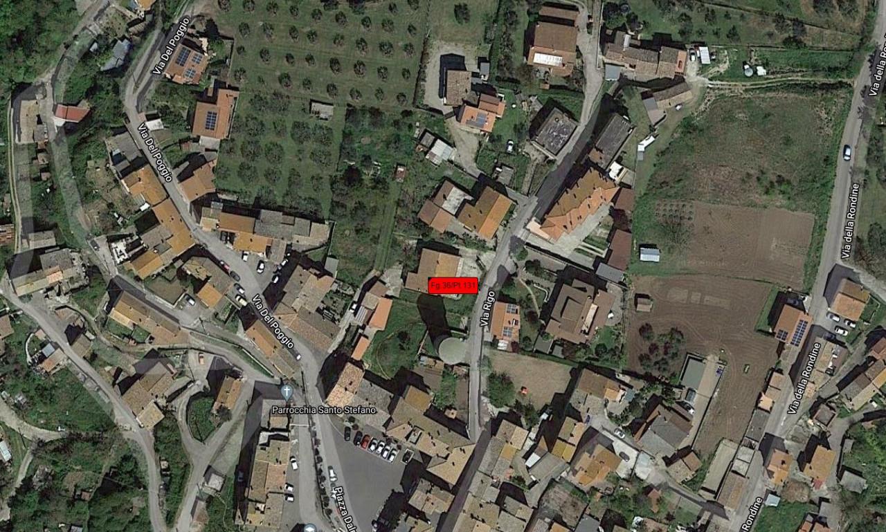 planimetria VILLA CON BOX E GIARDINO ALL'ASTA IN VIA RIGO, VITERBO (VT) - 1