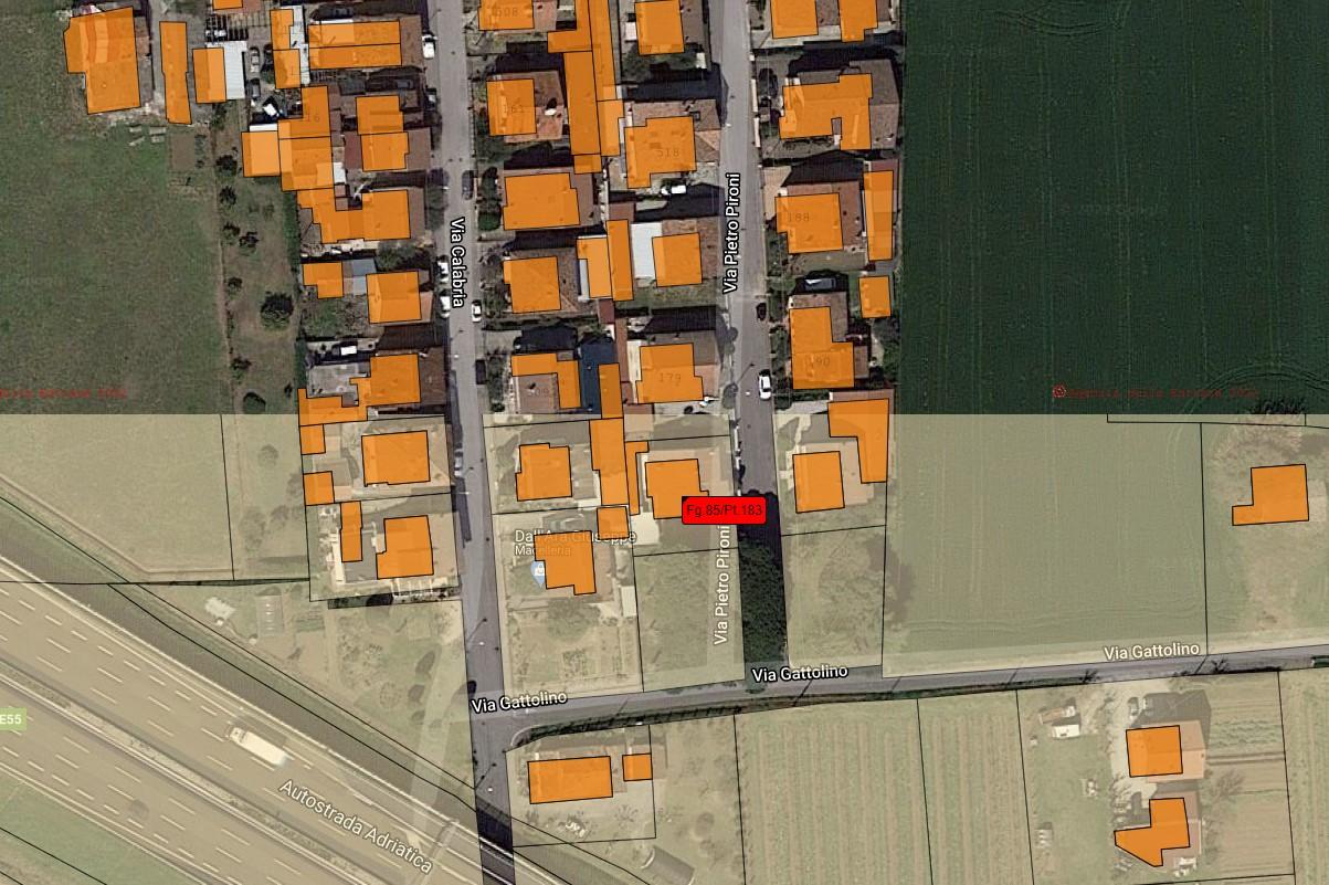 planimetria CASA SINGOLA MULTIACCESSSORIATA ALL'ASTA IN VIA PIETRO PERONI, CESENA (FC) - 1