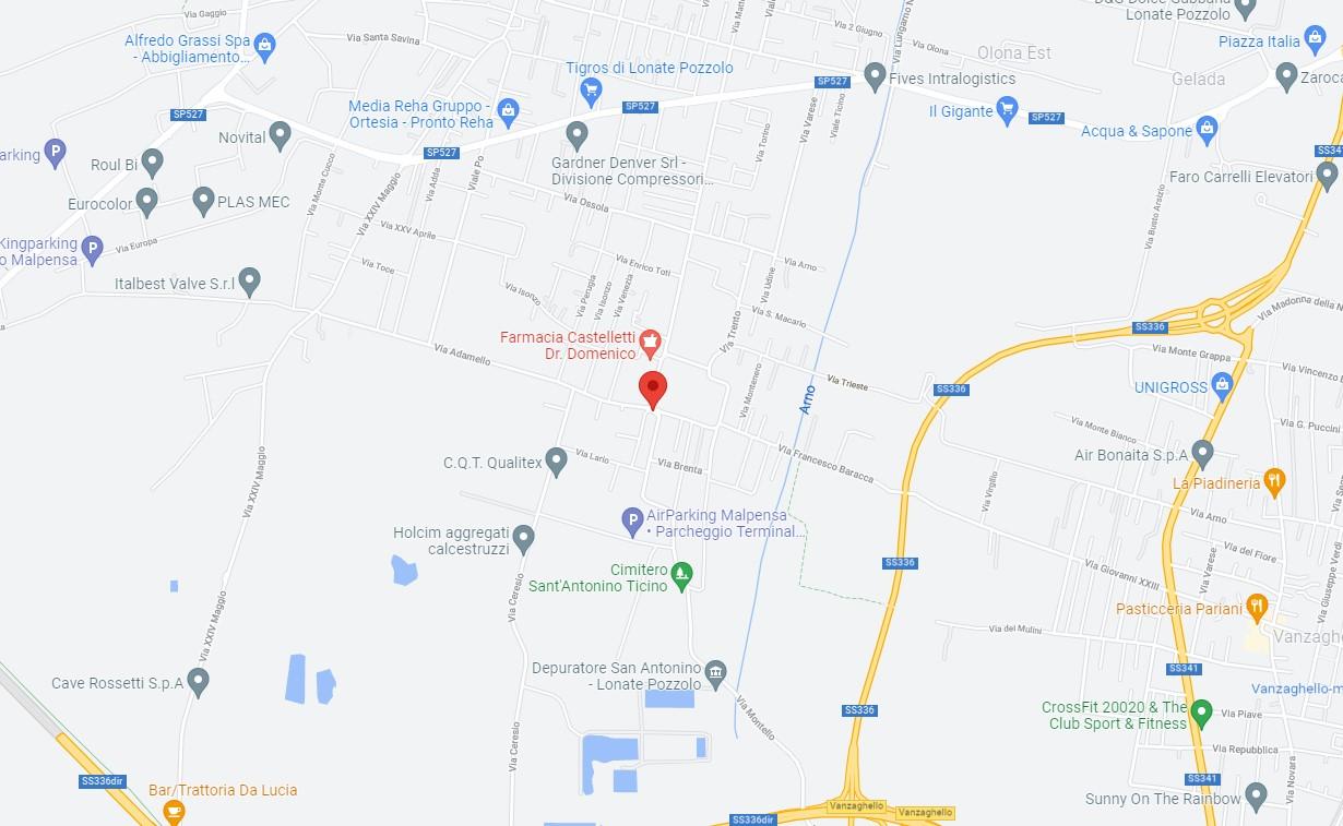 planimetria APPARTAMENTO DA ULTIMARE ALL'ASTA IN VIA VECCHIA PER CASTANO, LONATE POZZOLO (VA) - 1