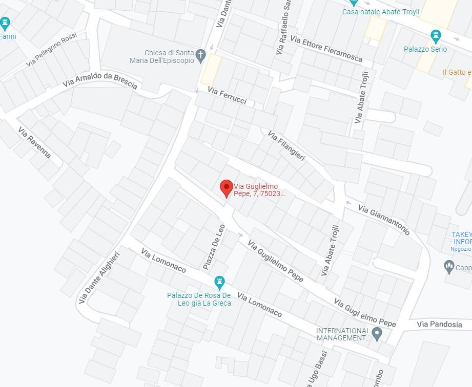 planimetria QUADRILOCALE ALL'ASTA IN VIA GUGLIELMO PEPE, MONTALBANO JONICO (MT) - 1