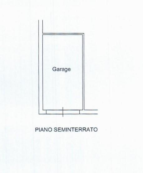 planimetria GARAGE SINGOLO ALL'ASTA IN VICOLO GIOTTO, SILVI (TE) - 1