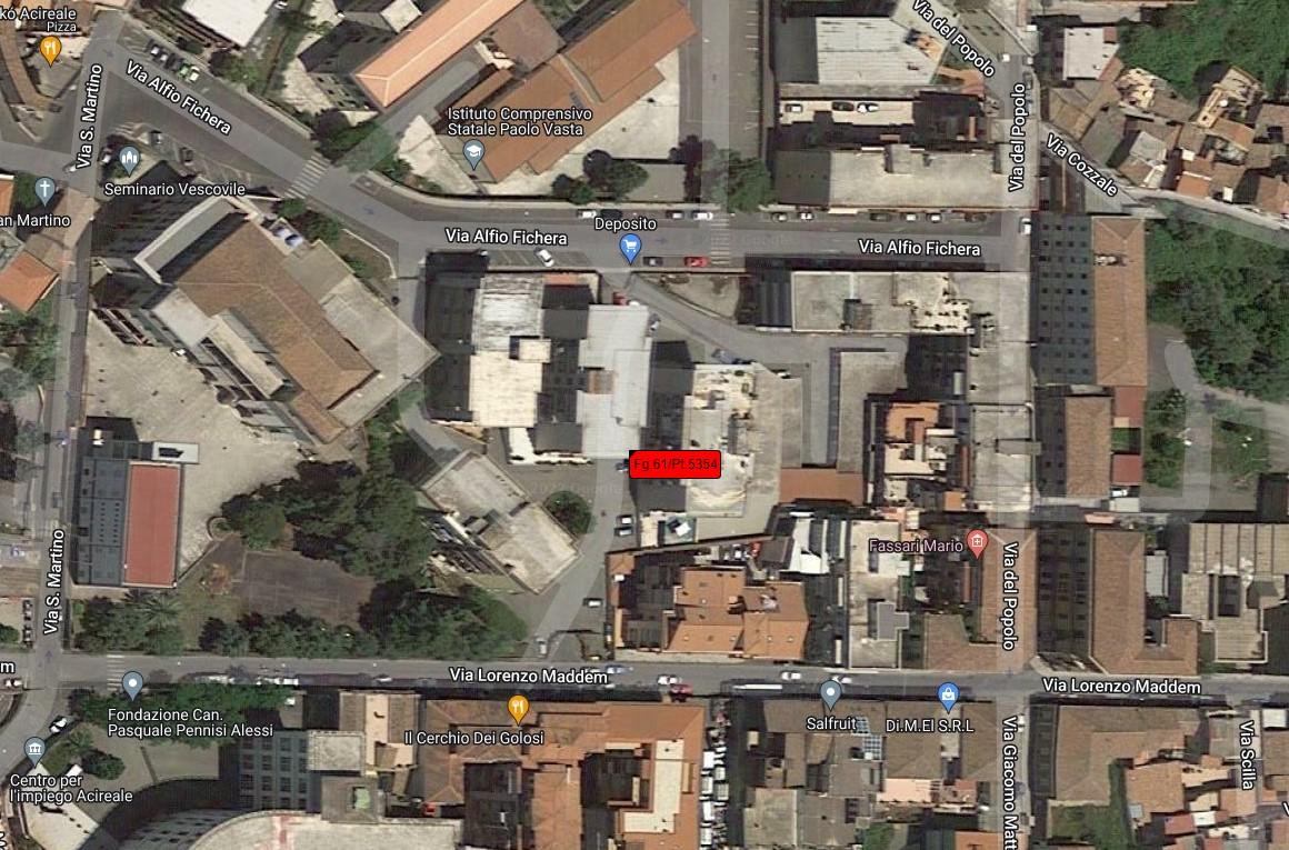 planimetria TRILOCALE CON GARAGE ALL'ASTA IN VIA LORENZO MADDEM, ACIREALE (CT) - 1