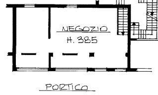 planimetria NEGOZIO CON ACCESSORI ALL'ASTA IN VIA LIPPARINI, BOLOGNA (BO) - 1