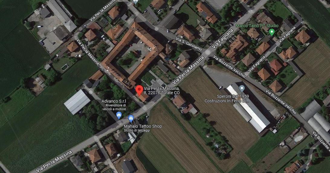 planimetria APPARTAMENTO SU DUE LIVELLI ALL'ASTA IN VIA PER LA MASSINA, TURATE (CO) - 1