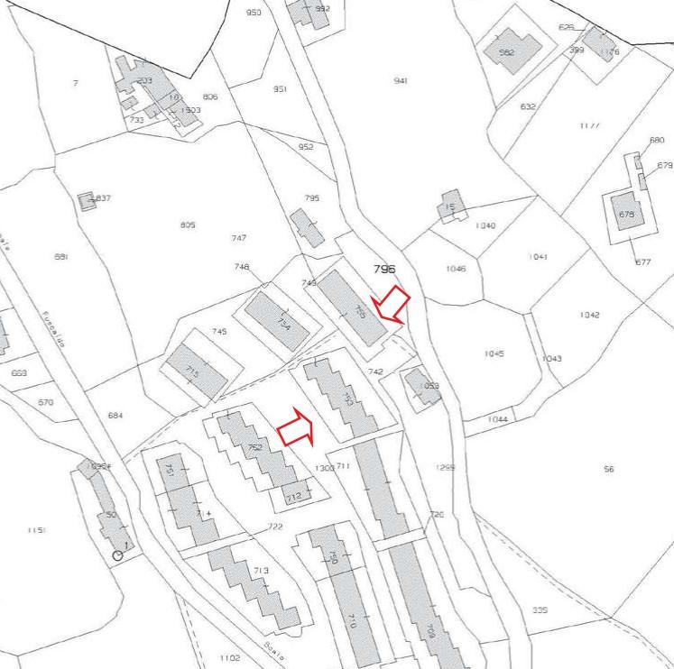 planimetria CASA A SCHIERA ALL'ASTA IN CONTRADA SAN LEONARDO, FUSCALDO (CS) - 1