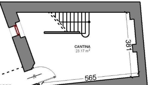 planimetria AMPIA ABITAZIONE MULTIACCESSORIATA ALL'ASTA IN REGIONE PIANACCIA, BORGOSESIA (VC) - 1