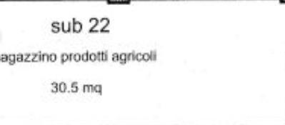 planimetria BILOCALE E MAGAZZINO ALL'ASTA IN VIA ALESSANDRO TORLONIA, LUCO DI MARSI (AQ) - 1
