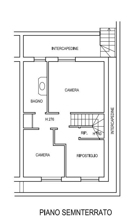 planimetria APPARTAMENTO ACCESSORIATO ALL'ASTA IN VIA GIAMBATTISTA GELLI, ROMA (RM) - 1