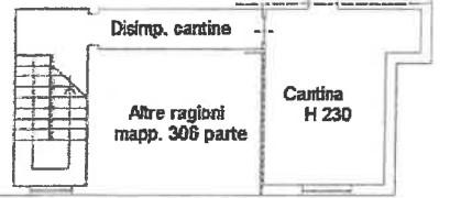 planimetria AMPIO APPARTAMENTO ALL'ASTA IN VIA UGO FOSCOLO, SERGNANO (CR) - 1