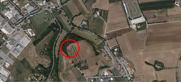 planimetria TERRENO ALL'ASTA IN VIA ANTONIO DA MONTOLMO A CORRIDONIA (MC) - 1