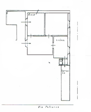planimetria TRILOCALE ALL'ASTA, VIA FRANCESCO PETRARCA A PESCARA (PE) - 1