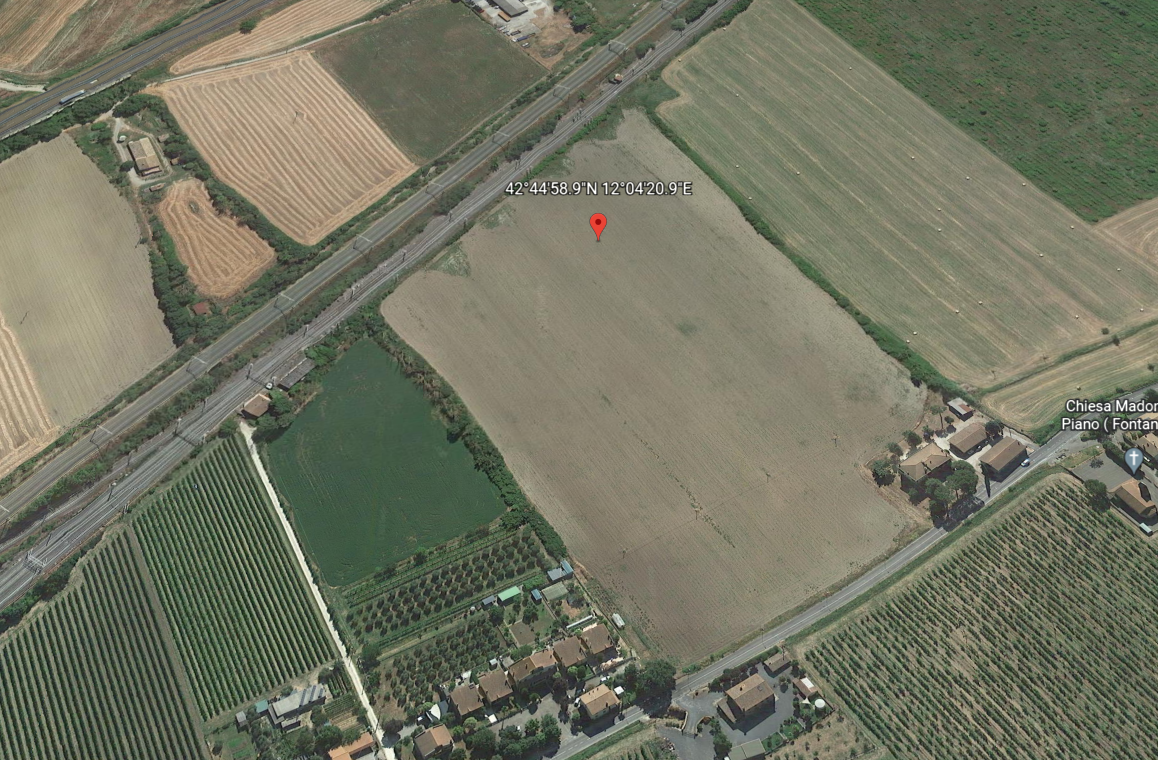 planimetria TERRENI ALL'ASTA IN FRAZIONE DI BARDANO A ORVIETO (TR) - 1