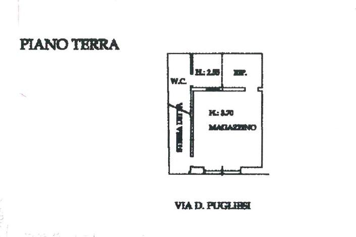 planimetria APPARTAMENTO SU TRE LIVELLI ALL'ASTA IN VIA DOMENICO PUGLIESE, ORTONA (CH) - 1