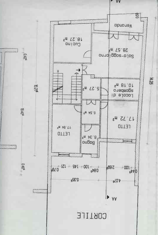 immobile TRILOCALE IN ASTA CON GIARDINO E GARAGE, VIA PADRE MANZELLA A CALANGIANUS (SS) - 1