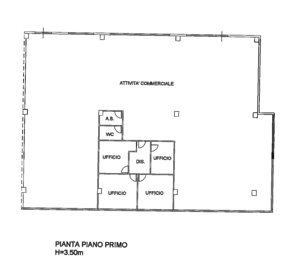 planimetria NEGOZIO ALL'ASTA IN VIA RIPOLI, GIULIANOVA (TE) - 1