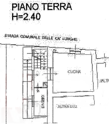 planimetria CASA SU TRE LIVELLI CON GARAGE ALL'ASTA IN VIA CALUNGHE, MAZZO DI VALTELLINA (SO) - 1