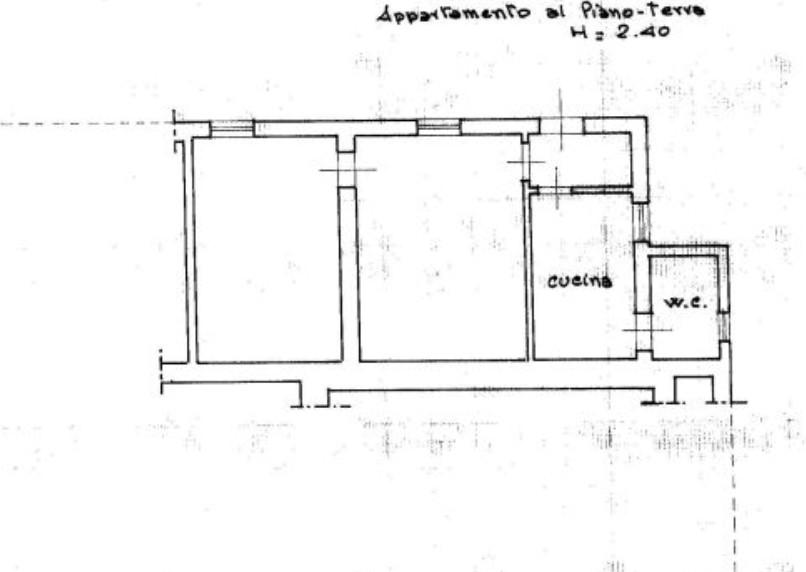 planimetria VILLA IN ASTA CON TERRENI IN VIA S. SEBASTIANO, CASTEL GANDOLFO (RM) - 1