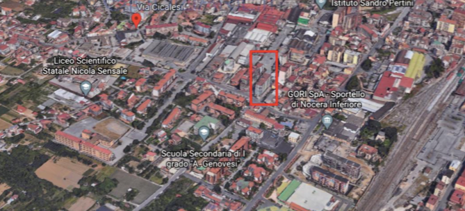 planimetria TRILOCALE ALL'ASTA CON ACCESSORI IN VIA FRANCESCO DE CHIARA, NOCERA INFERIORE (SA) - 1