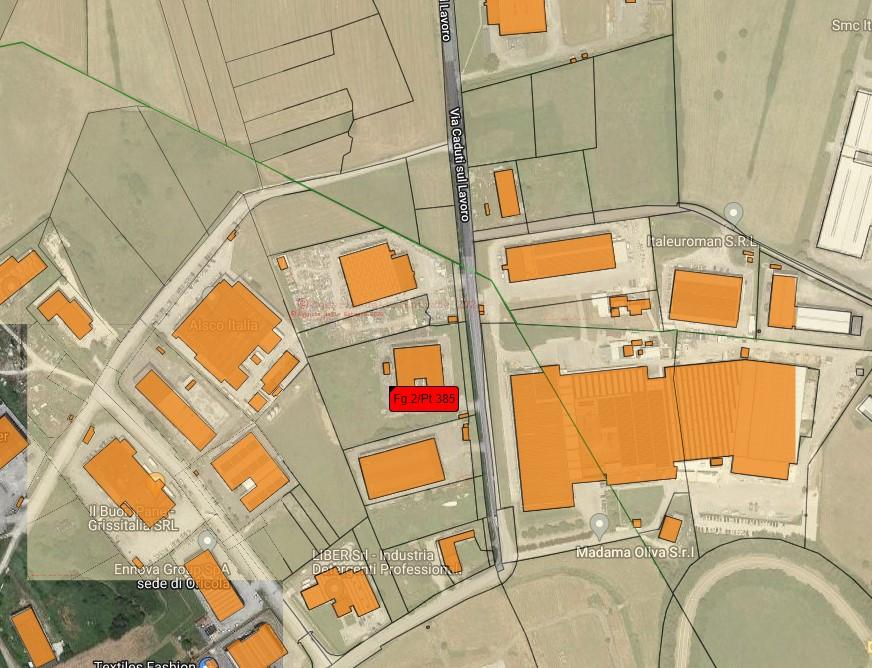 planimetria COMPENDIO COMMERCIALE-RESIDENZIALE ALL'ASTA IN LOC. LE CAMPORA, ORICOLA (AQ) - 1